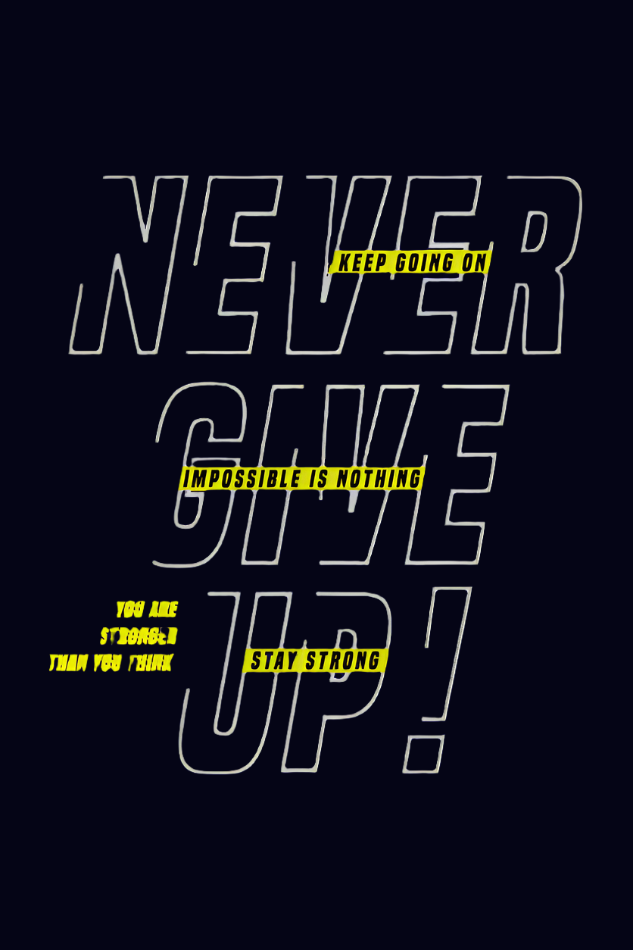 Never Give Up SweatShirt